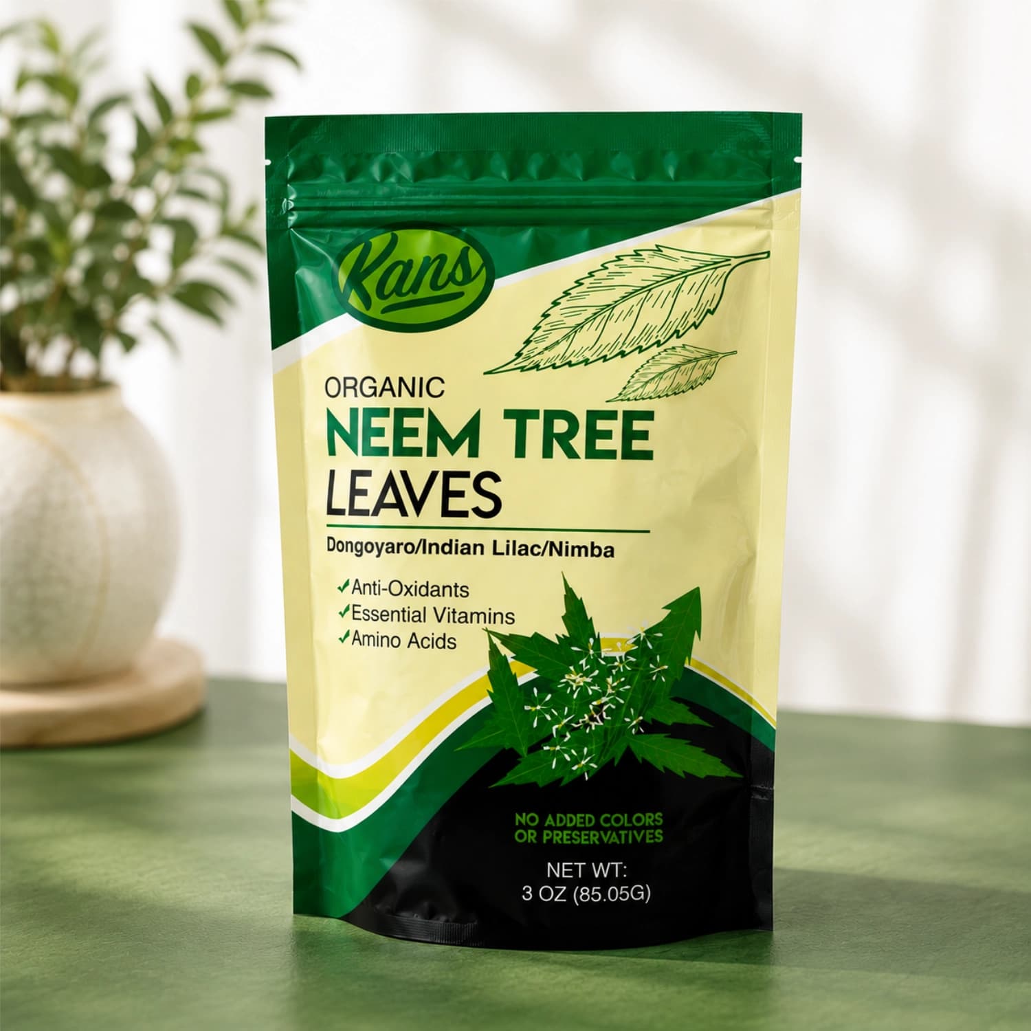 Organic Neem Tree Leaves