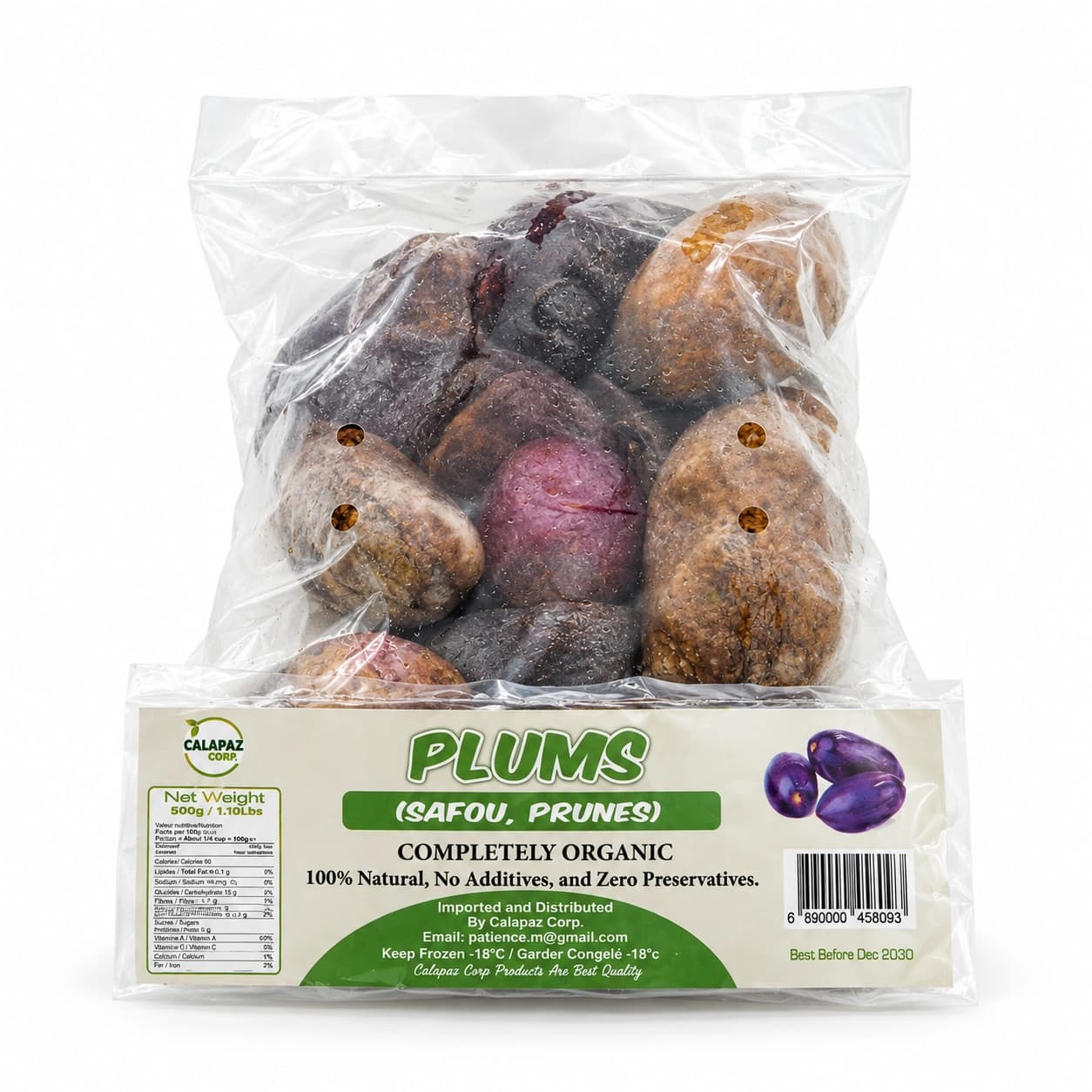 Plums -Safou-Prunes 1lb